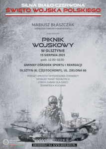 Piknik wojskowy Olsztyn-plakat
